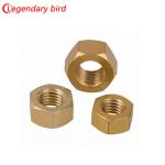 DIN 934 M3 M4 Hex Brass Copper Insert Thread Drive Locking Nut