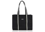 4 Colors Canvas Tote Bags Customized Reusable Striped PP Webbing Lightweight