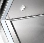 Practical Stainless Steel 500L Fridge Freezer , Soundless Commercial Upright