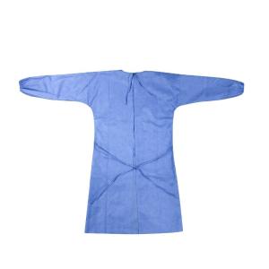 China Disposable Isolation Clothes Medical disposable AAMI PB70 level 3 fabric reinforced surgical gown for US market sterile factory