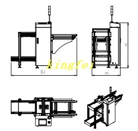 SMT Line Machine Fully Automatic Plate Stacker SMT Loader Unloader