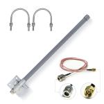 Impedance Ω 50Ω 8dbi Fiberglass Antenna For HNT Helium Hotspots LoRaWAN US915
