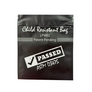 Custom Print Plastic MOPP / VMPET / PE Child Proof Pouch For Smell Proof Cookie