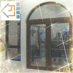 White Woodgrain UPVC Casement Window Excellent Air Tightness Customized