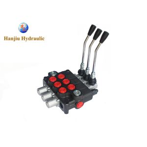 China 120 Liter P120 Three Spool Monoblock Control Valve G 1  Open Center Spool on sale