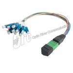 0.9mm MPO To LC breakout Cable G657A2 12 Fiber Harness Cable