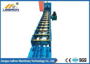 China U C Channel Profile Roll Forming Machine GCR15 Mold Steel With Quenched Treatment factory