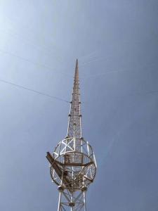 China Hot Dip Galvanized Steel Guyed Wire Tower Mast Communication Antenna 30m/S factory