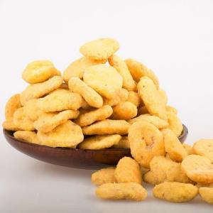 China Classic Enlightened Roasted Broad Beans Golden Color Fava Beans Lightly Salted factory