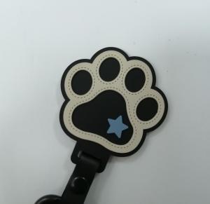 China Badge Silicone Customized 3D Rubber Patches Heat Transfer For Garment factory