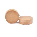 Wintape Custom Round Wooden Mini Steel Tape Measure Stand Out From The Crowd 1m