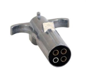 China 4 Pin Round America Type Connector Plug Waterproof Zinc Material factory