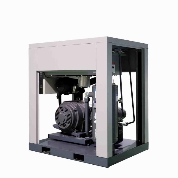 8 Bar Industrial Belt Driven Screw Air Compressor 380V 50Hz 3Ph Blue Configured