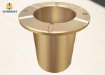 CNC Machining Cone Crusher Parts , Stone Crusher Parts Flanged Bushing