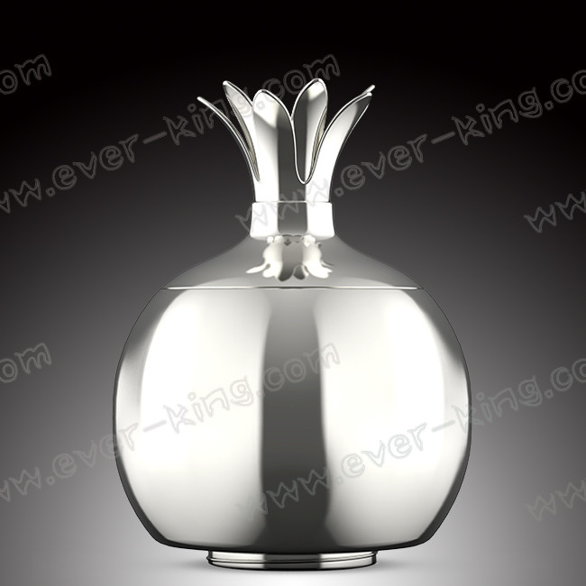 700ML Crystal White Flint Glass Vodka Bottle ISO9001