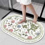 Printing Easy to Clean Household Items Diatom Earth Bath Mat For Hotel Bathroom