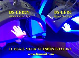 China 415nm wavelength purple light PDT LED light therapy machine for acne treatment factory