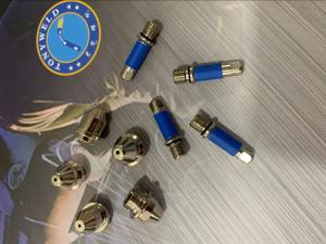 China Domestic Type Chinese Plasma Cutting Torch Parts OTC12000 Electrode And Nozzle factory