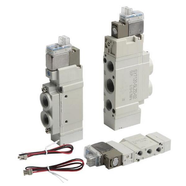 SMC SY7220-5LZD-C4 2 Position Double Pneumatic Solenoid Valve DC24V Port Size Ø4
