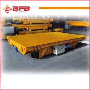 China Cable Reels Powered Material Handling Rail Flat Cart industry usage factory