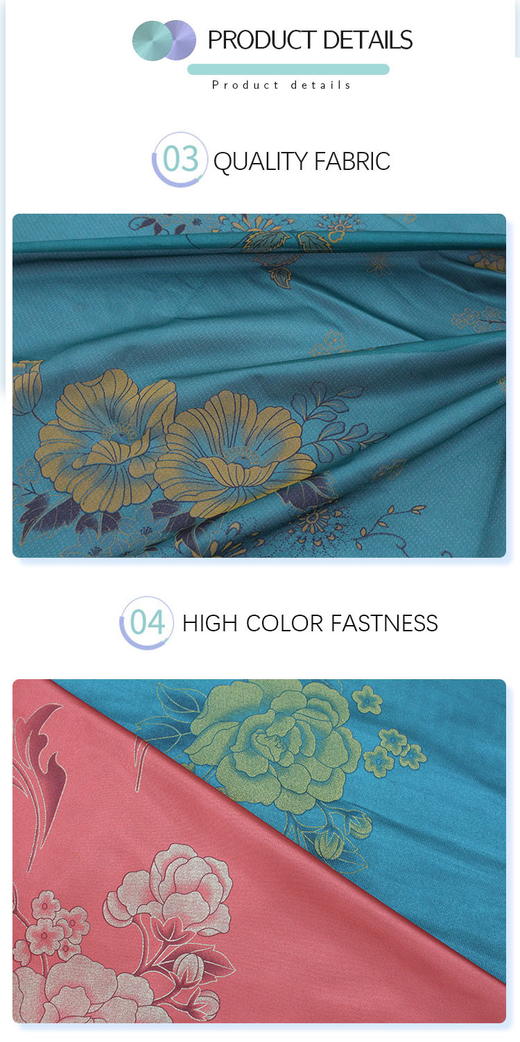 Polyester Golden Tricot Mattress Quilting Fabric 230cm Width