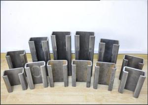 China 3 Inch Structural Steel C Channel Section Low Carbon Steel Material 1-4 Mm Thickness factory