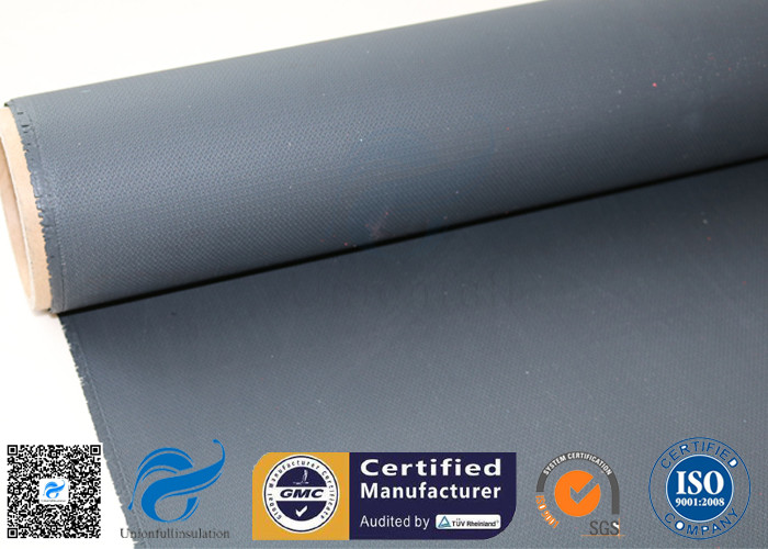 Fire Protective Black Silicone Coated Fiberglass Fabric Curtain for Welding