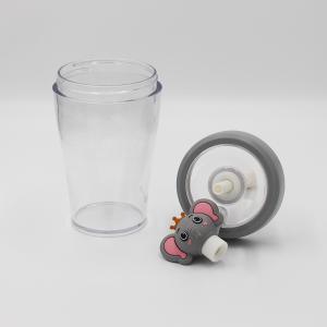 China 430ml Eco Friendly Water Bottles With Straw BPA Free Drink Container factory