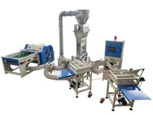China Seat Sofa Upholstery Feather Cushion Filling Machine factory
