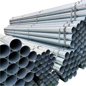 China Round Z80 Galvanized Steel Pipe Tube For Gas Pipeline SGS ISO certificate factory