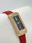 Classic Engraved Leather Strap Quartz Watch 30 Meters Water Resistance