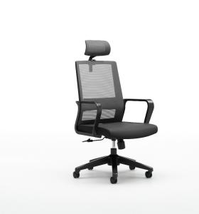 China 45KG/M3 High Back Mesh Staff Chair Ergonomic BIFMA Certificated factory