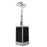 Solar Mobile Surveillance Unit Mobile Solar Light Tower For Job Sites Events