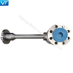 China SS 2 Inch Ball Valve A182 Extended Stem For Gas Cracking Fire Prevention factory