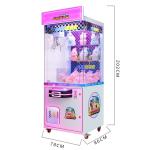 Automatic Clip Gift Game Machine Metal Acrylic Plastic Coin Operated Toy Crane