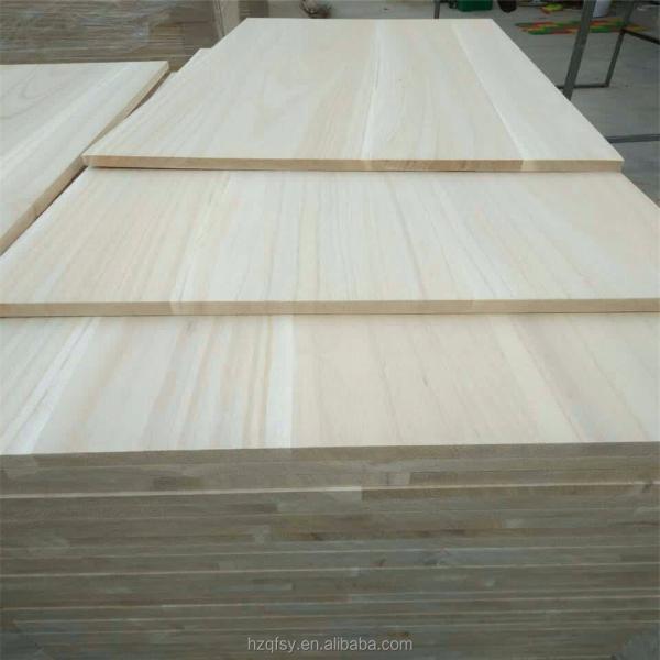 5-15 Days Production Time 100% Paulownia Wood Board for Solid Wood Board