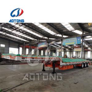 China Air Suspension 3 Axle Drop Deck Low Bed Semi-Trailer 14600mm Length for Australia Market factory