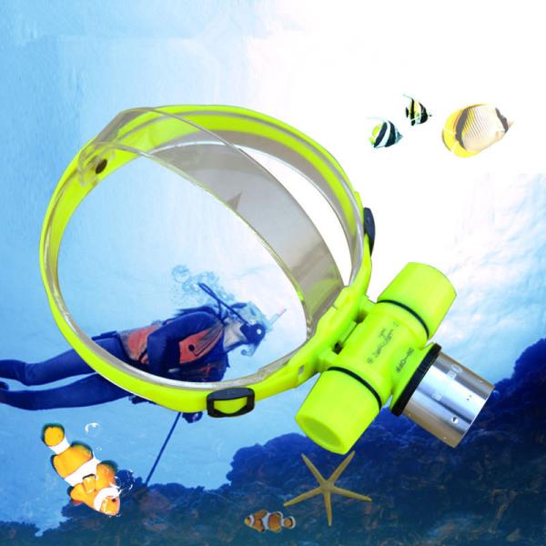CREE Q5 Recharging 18650/AAA Battery Powered IP68 Professional Diving Flashlight