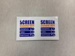Disposable single packed customized screen wet wipes