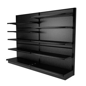 China superior quality artculos de tienda y supermercado black gondola shelving factory
