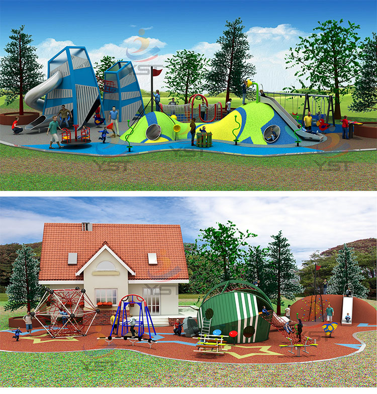 Cartoon Seahorse Kids Water Play Equipment Park With Stainless Steel Screws