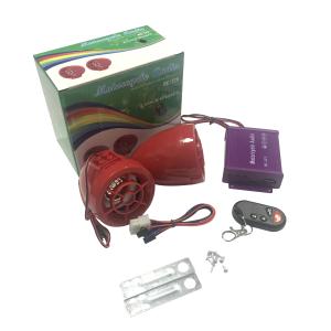 China Plastic DC12V Motorcycle Sound System , 100M 2.5inch Motorbike Music Player factory