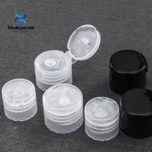 China Screw Cap Plastic Lids Cosmetic Packaging Plastic Flip Top Cap factory