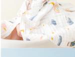 Eco Friendly Natural Gauze Fabric Baby Gauze Blankets 100m / Roll
