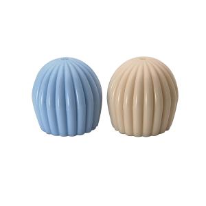 China Leakproof 24MM Dome Plastic Bottle Cap 24/410 Ribbed Screw Lid factory