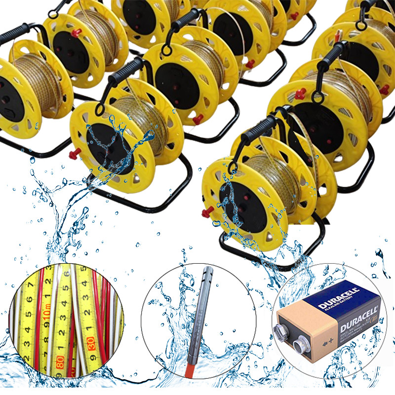 Low Price 300m Water Depth Measuring Instrument With Stainless Steel Ruler