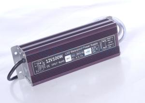 China 12V Outdoor LED Driver Controller 100W Cooling By Free Air Convection 2 Year Warranty factory