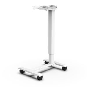Wireless Rolling Desk Workstation Powered by Battery Pack Offset