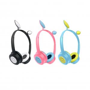 China Cat Wireless Headphone LED V5.0 8hrs Bluetooth Headphones  For Kids Education on sale