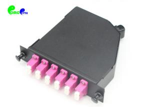 China MPO / MTP Fiber Optic Cassette 1MPO - 12 LC OM4 Type High Performance factory